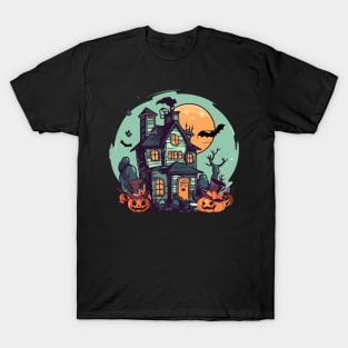 pumpkin bats halloween T-Shirt